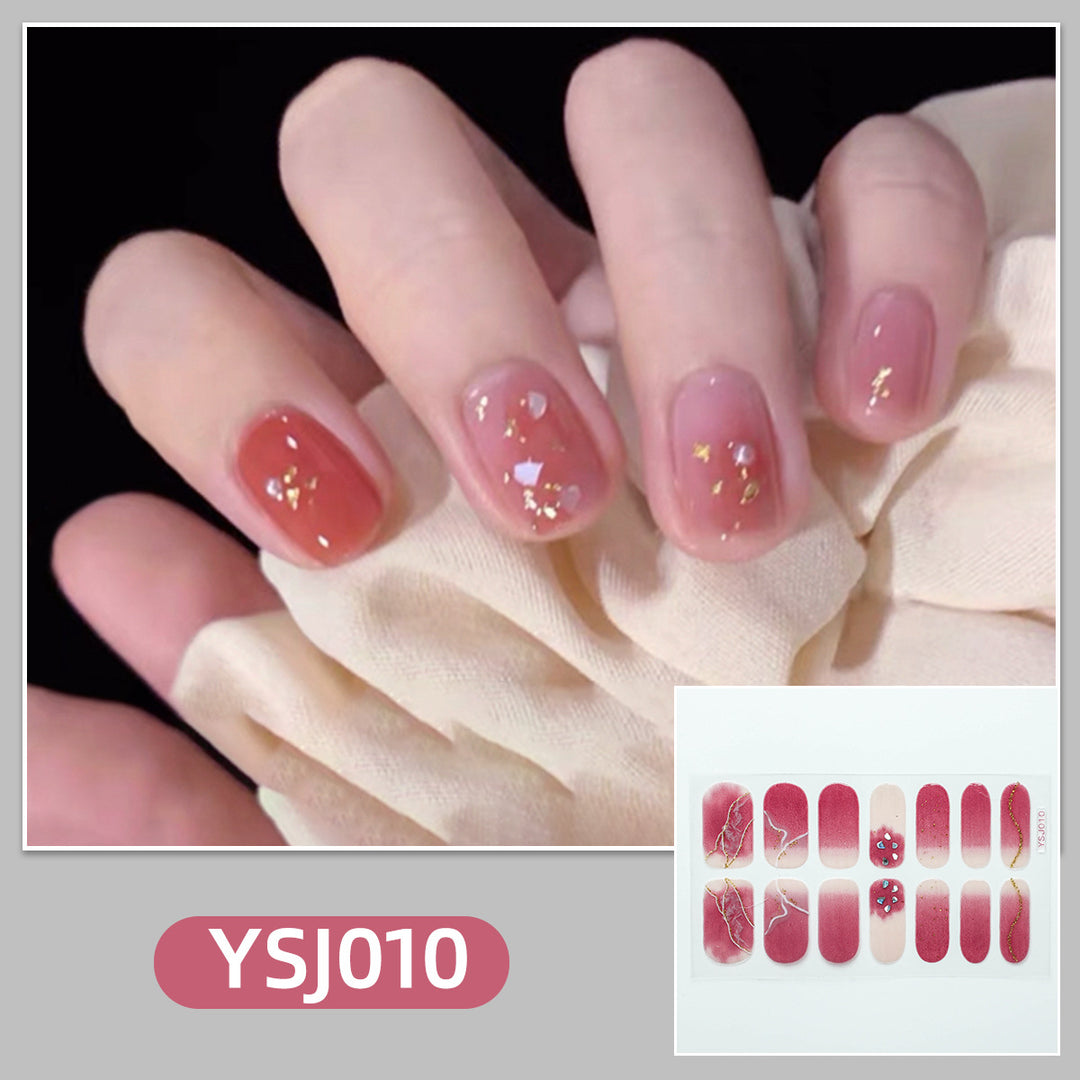 Artistic nail decoration with glitter details Stornfield