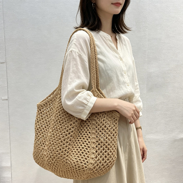 Crocheted tote bag with casual shape Stornfield