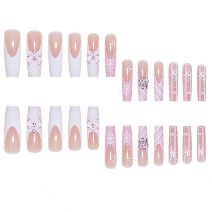 Glamorous Holiday Press-On Nail Set Stornfield