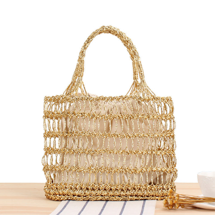 Shoulder bag made of punched metal grid Stornfield