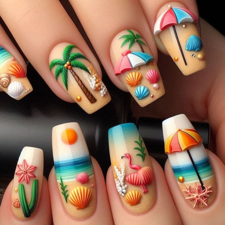 Coastal Paradise Nail Art Stornfield
