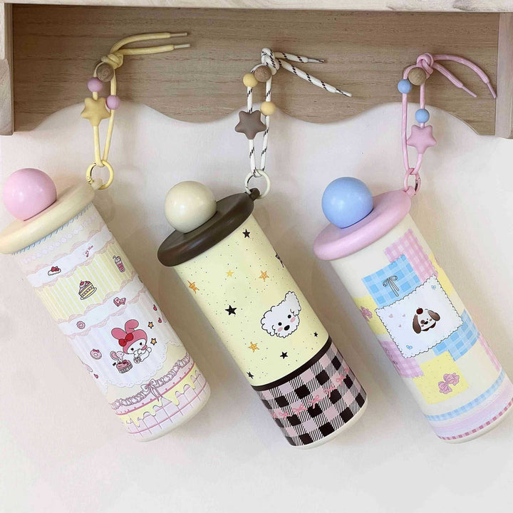 Women's insulated drinking bottle with practical carrying strap and cute animal motif Stornfield