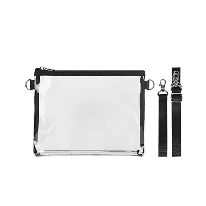 Transparent Shoulder Bag with Practical Zipper Stornfield