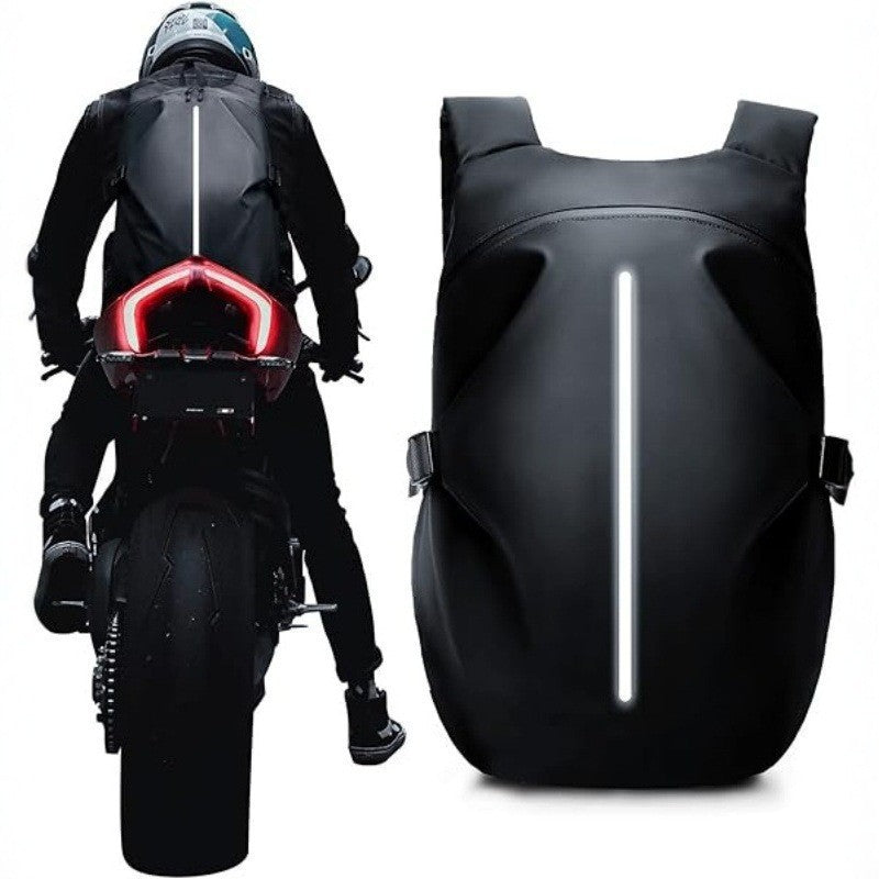 Multifunctional Motorcycle Backpack with Integrated Helmet Bag Stornfield