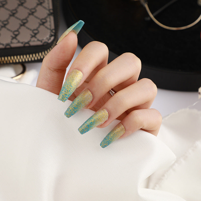 Nails with Glitter Effect Stornfield