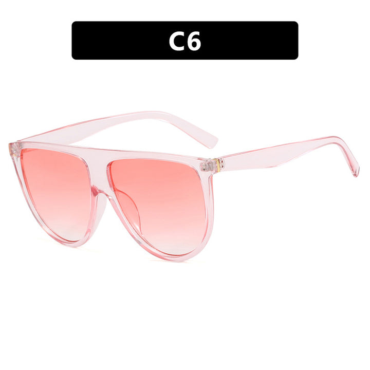 Ladies trendy oversized sunglasses with stylish transparent frame Stornfield