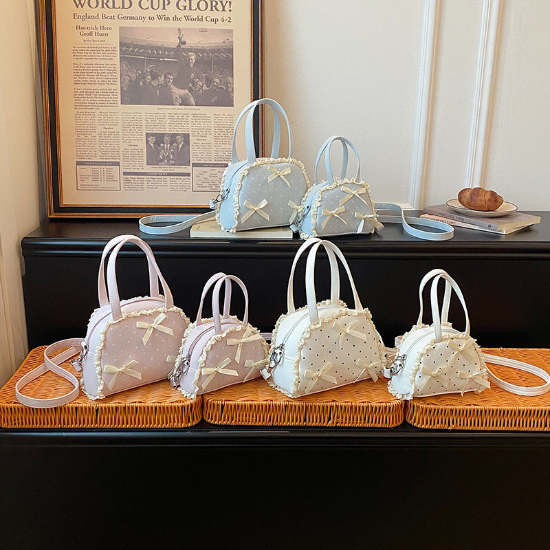 WoCharming Bow-Embellished Everyday Handbag Stornfield
