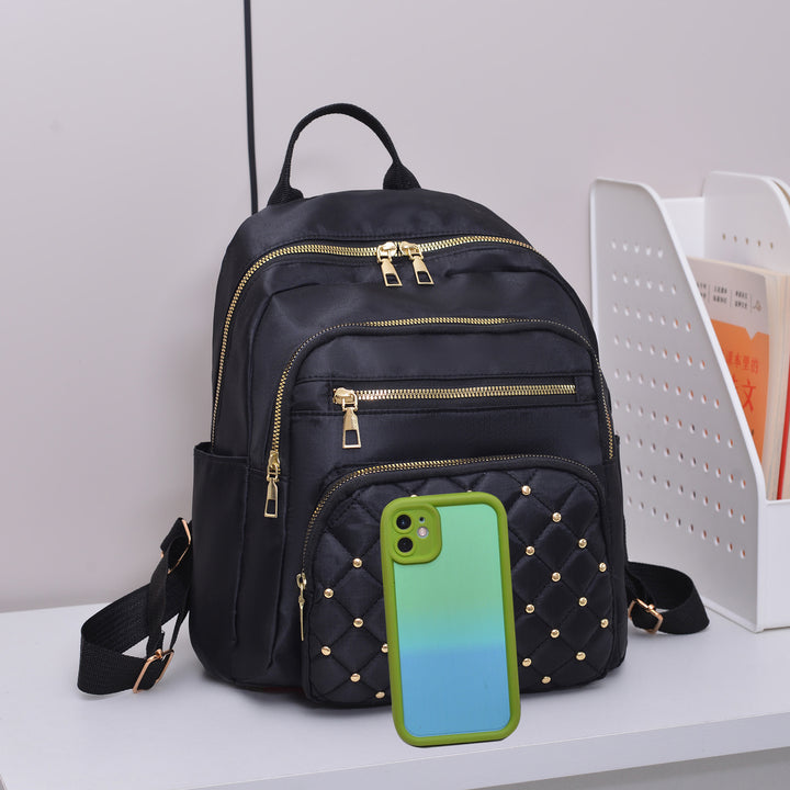 Chic Quilted Backpack with Multiple Pockets Stornfield