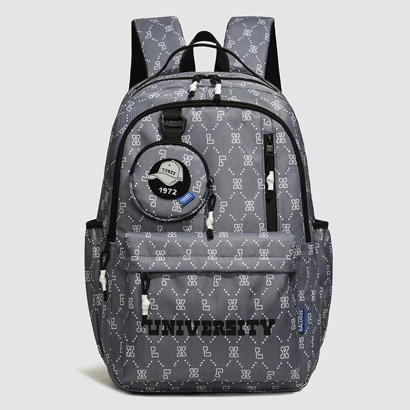 Multifunctional Geometric Patterned Backpack Stornfield