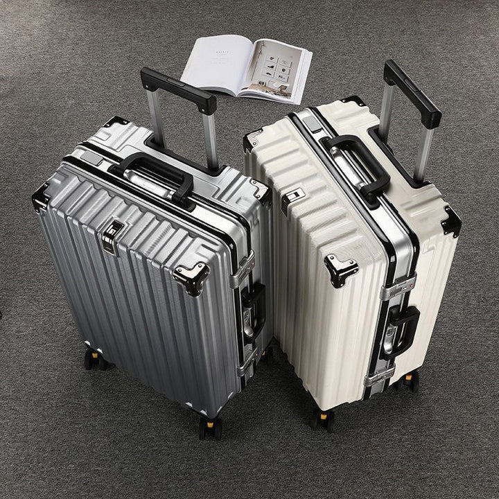 Hard-shell travel suitcase with spacious interior and high-quality rolling system Stornfield