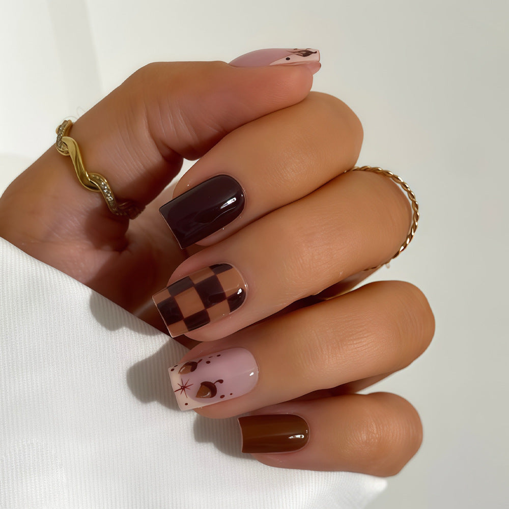 Artistic Square Nail Art Design Stornfield