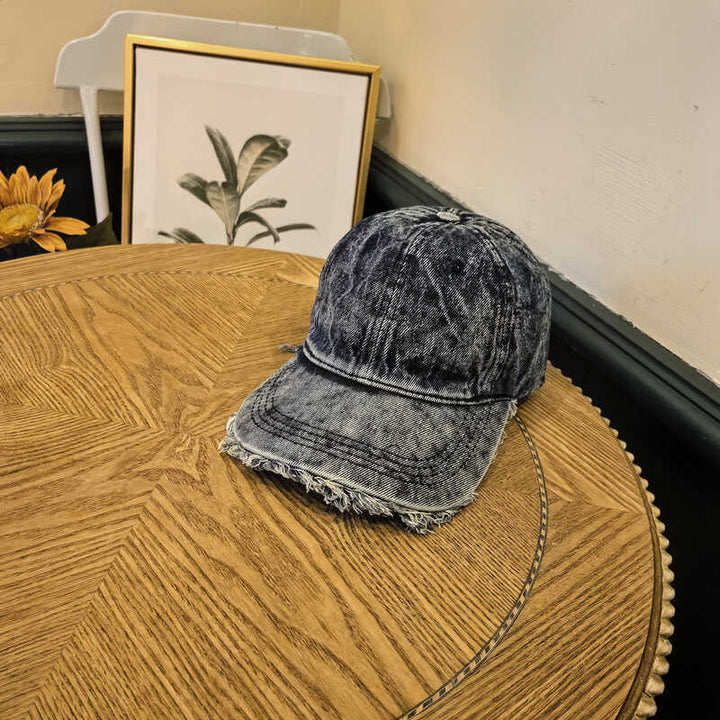 Men's Distressed Denim Baseball Cap Stornfield 1784270742