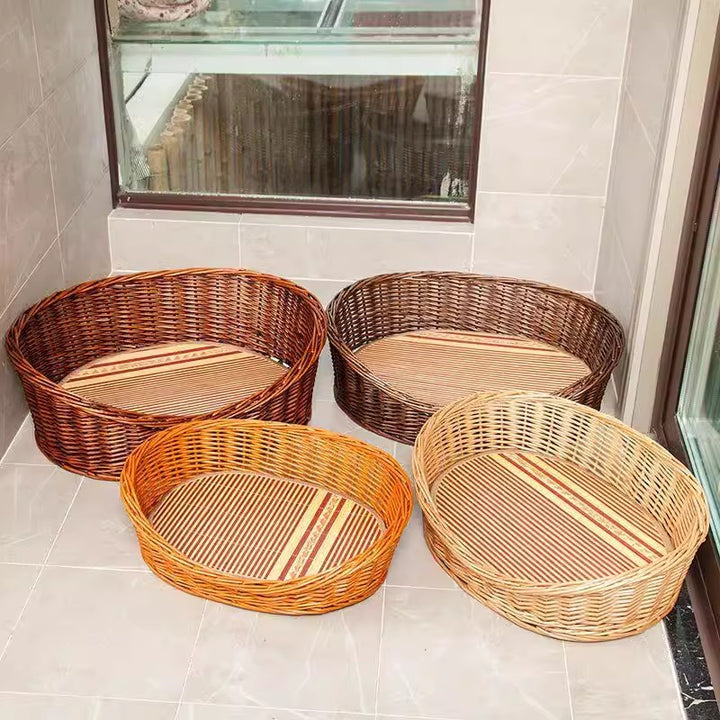 Women's basket for pets with comfortable sleeping area Stornfield