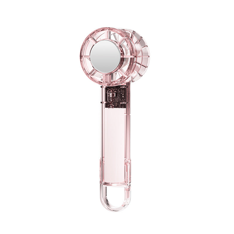 Ladies Portable Hand Fan with Integrated Mirror Stornfield