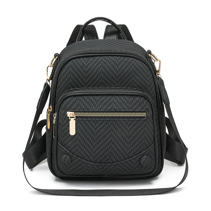 Multi-Functional Herringbone Pattern Backpack Stornfield