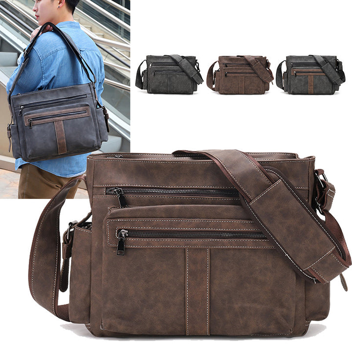 Shoulder bag with multiple compartments Stornfield