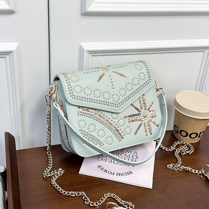 Elegant Decorative Chain Handbag