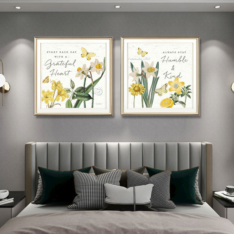 Elegant Flower Wall Art Set