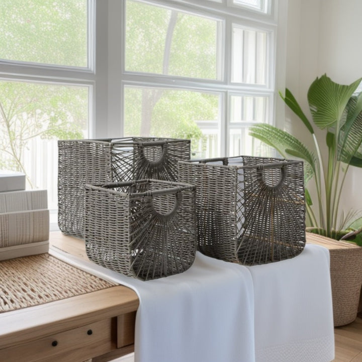 Stylish Woven Storage Cube Basket Stornfield