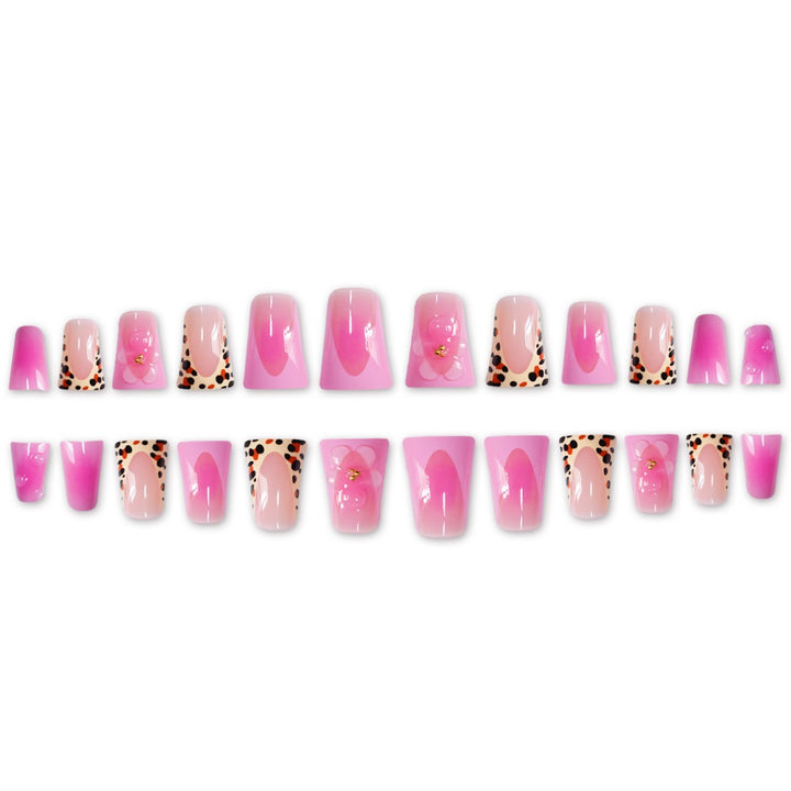 Floral and Animal Print Press-On Nail Extensions Stornfield