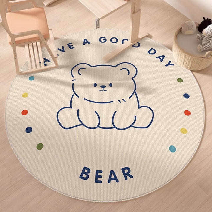 Round Playroom Area Rug