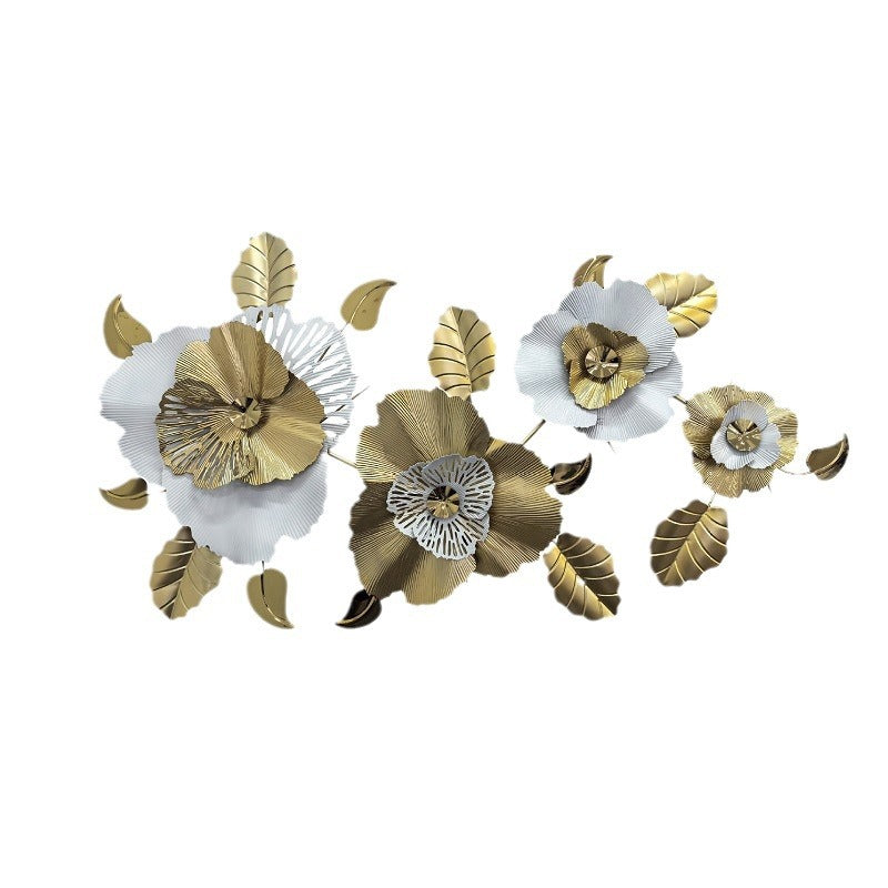 Decorative Metal Flower Wall Sculpture Stornfield