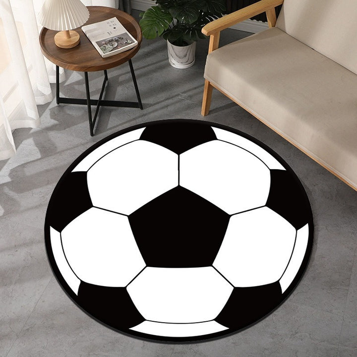 Soccer Field Themed Decorative Area Rug