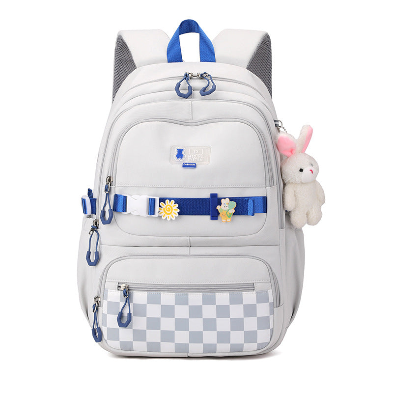 Cute school backpack with playful charms Stornfield