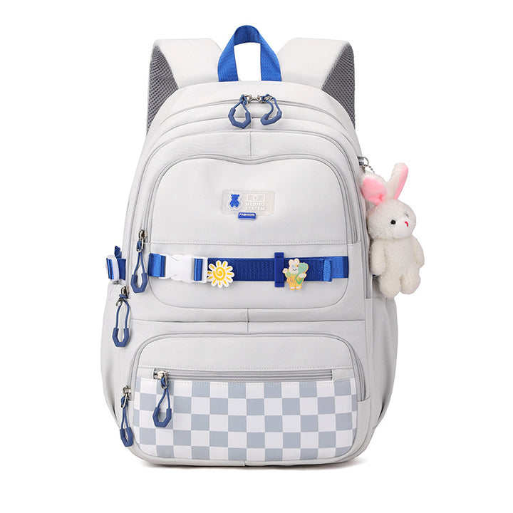 Cute school backpack with playful charms Stornfield