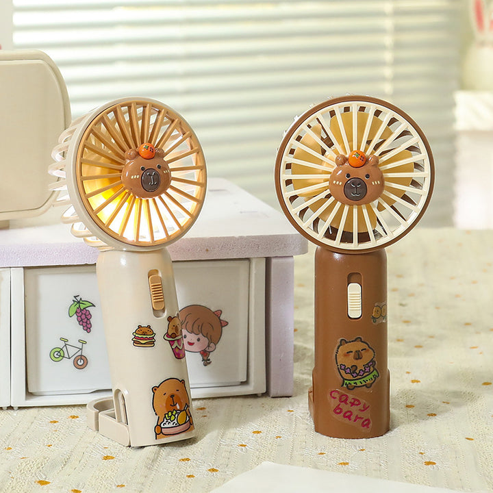 Women's Portable Mini Hand Fan with Creative Animal Designs Stornfield