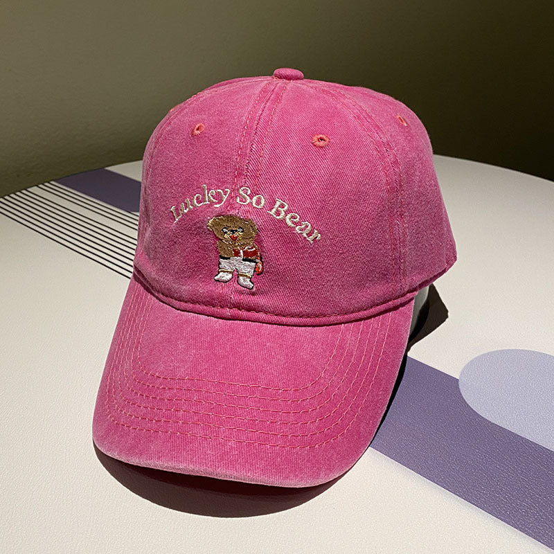 Unisex Casual Embroidered Bear Cap Stornfield