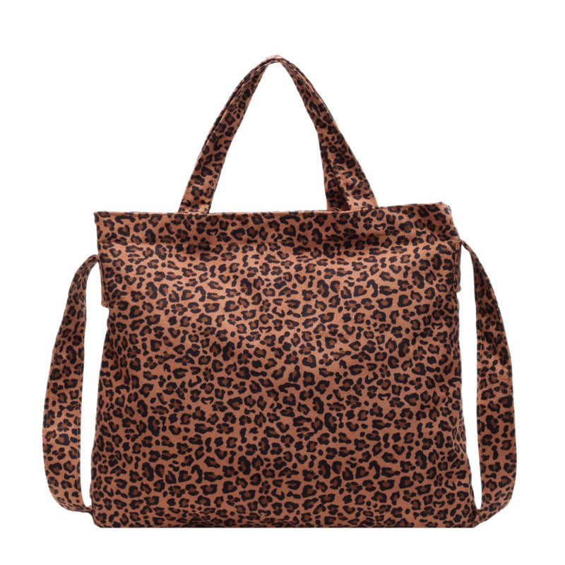 Trendy Leopard Print Tote Bag