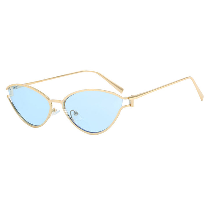 Ladies Cat-Eye Sunglasses in Elegant Gold Frame Stornfield