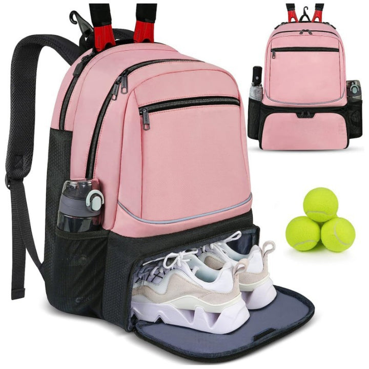 Sports backpack with shoe compartment and water bottle holder Stornfield