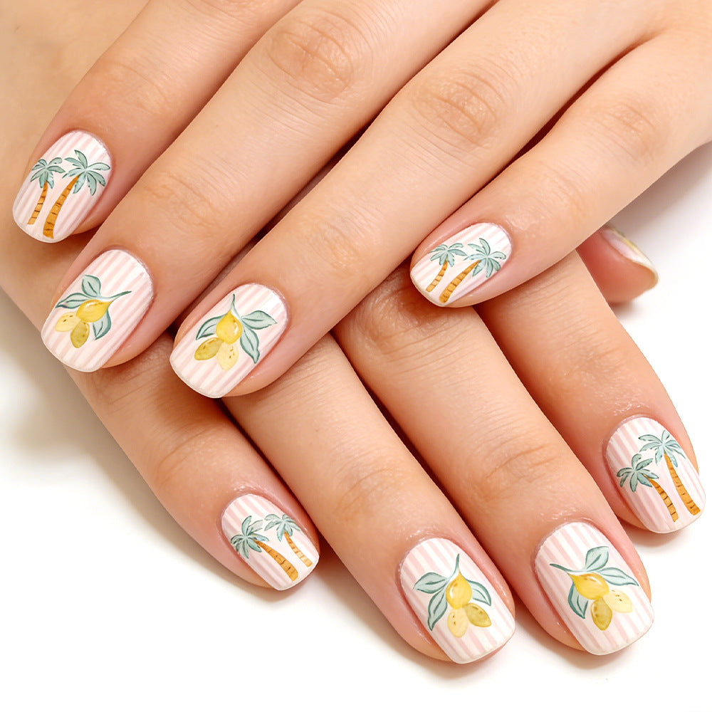 Tropical Fruit-Themed Nail Art Stornfield