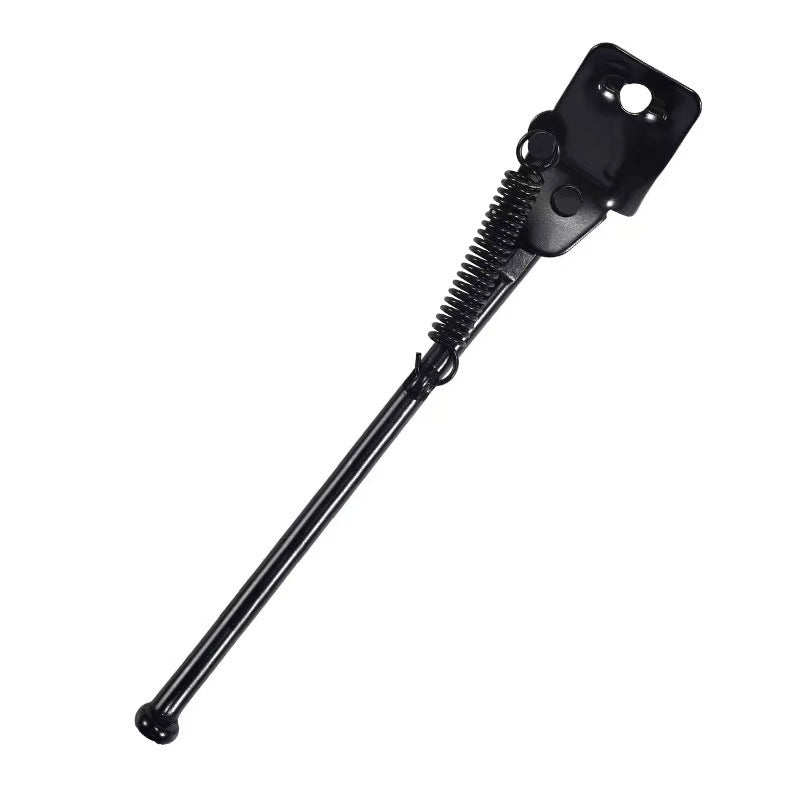 adjustable sixteen inch spring-loaded single-leg bicycle kickstand with sturdy mounting bracket Stornfield
