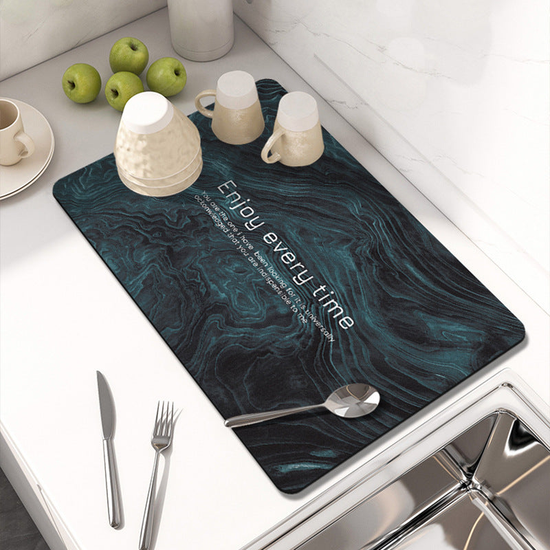 Inspirational Quote Kitchen Mat