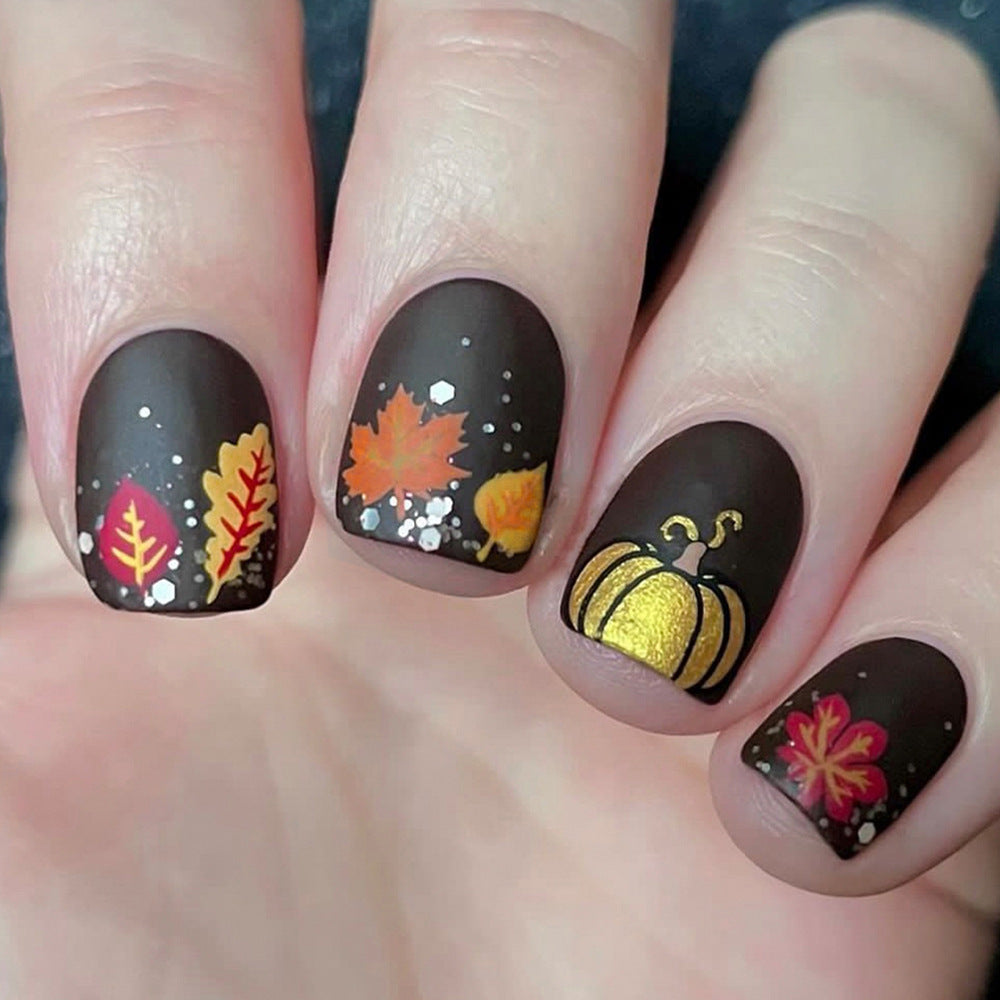 Festive Autumn Nail Art Design Stornfield