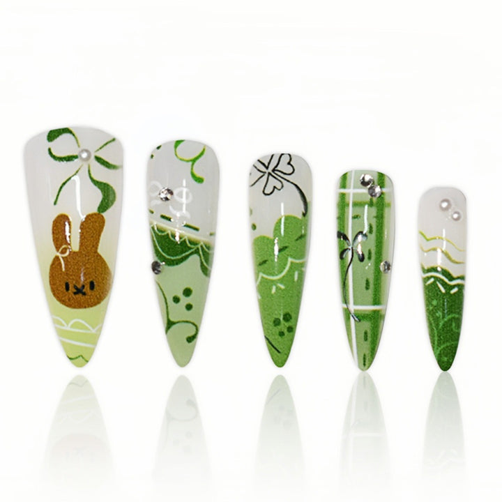 Artistic Themed Press-On Nail Extensions Stornfield 1787913878