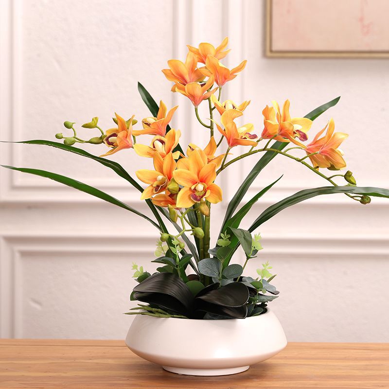 Decorative Faux Flower Arrangement