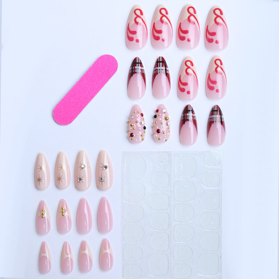 Artificial nails with sparkling details Stornfield