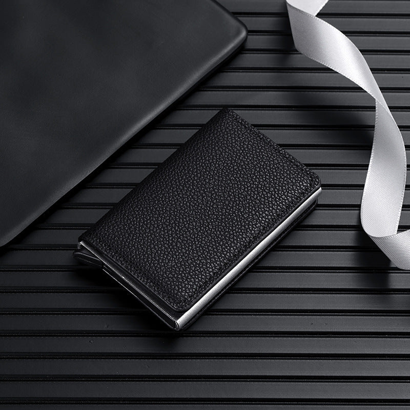 Premium Leather Business Card Holder Stornfield