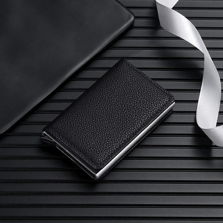 Premium Leather Business Card Holder Stornfield