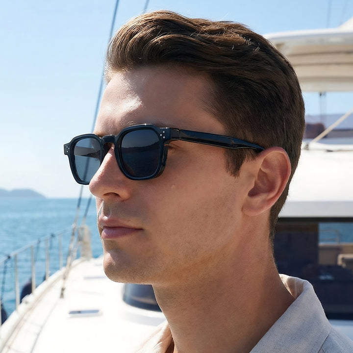 Trendy Oversized Hexagonal Sunglasses Stornfield