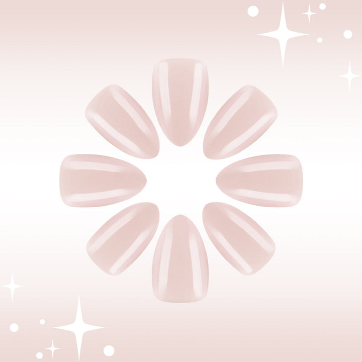 Elegant Almond-Shaped Press-On Nail Set Stornfield