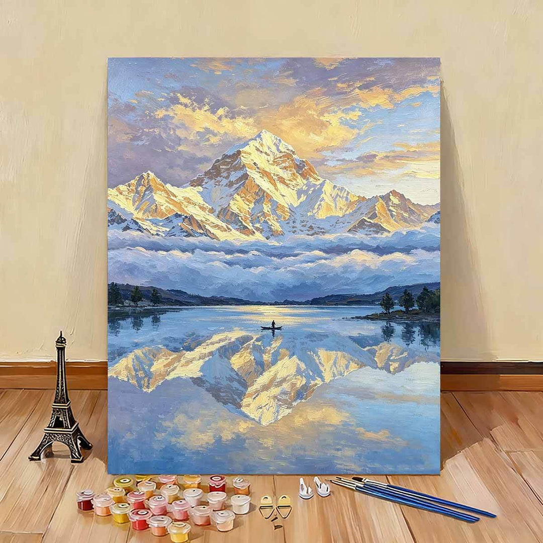 Scenic Mountain Landscape Paint by Numbers Art Kit Stornfield