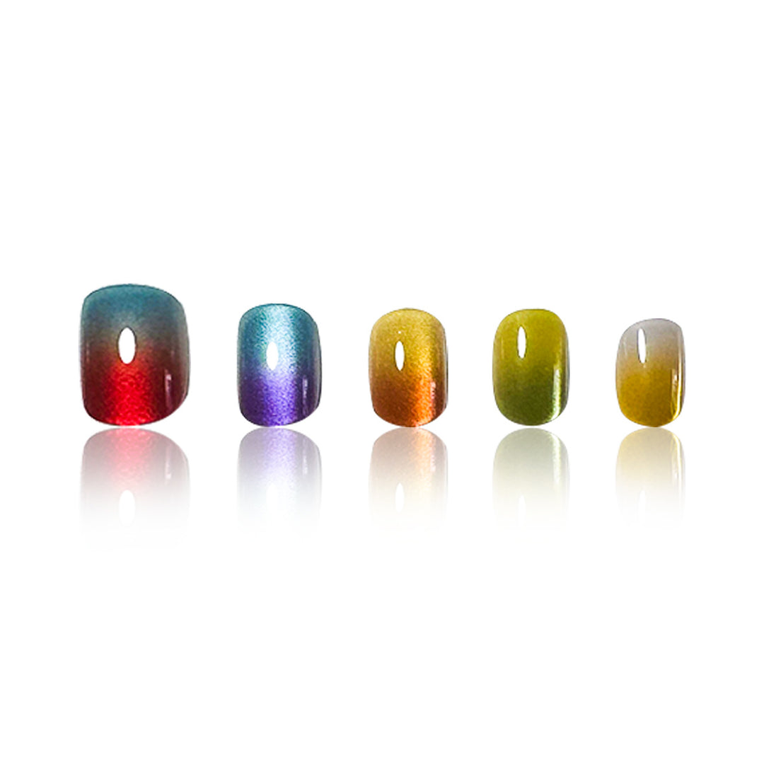 Iridescent Nail Art Extensions Stornfield