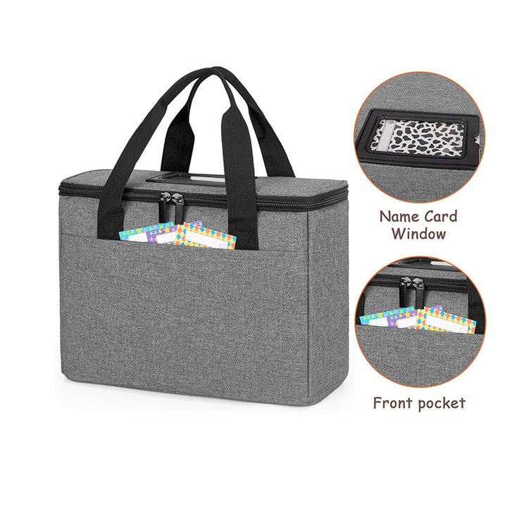 Women's cooler bag with insulated compartments and practical carrying handle Stornfield