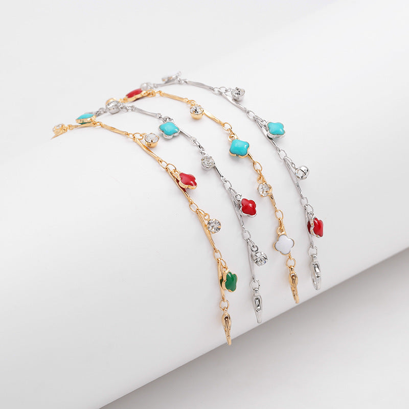 Floral Charm Silver Necklace Stornfield