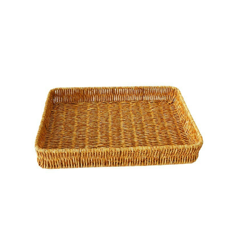 Elegant Handwoven Serving Tray Stornfield